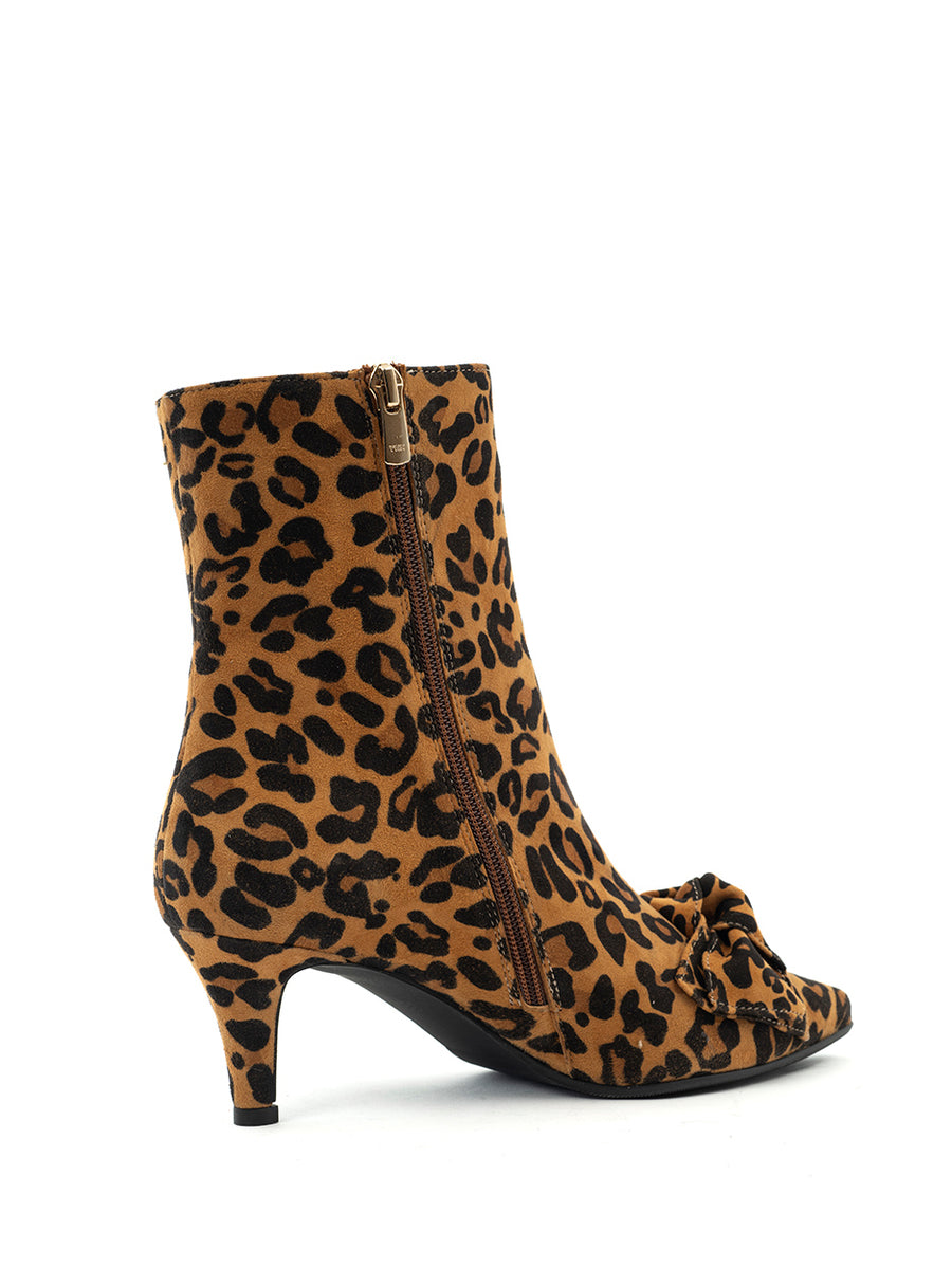 Trish | Ankle boots Camel Leopardo