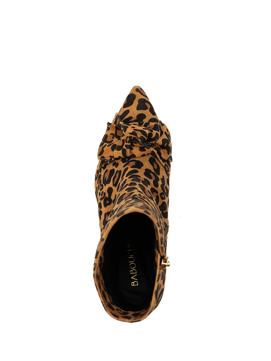 Trish | Ankle boots Camel Leopardo
