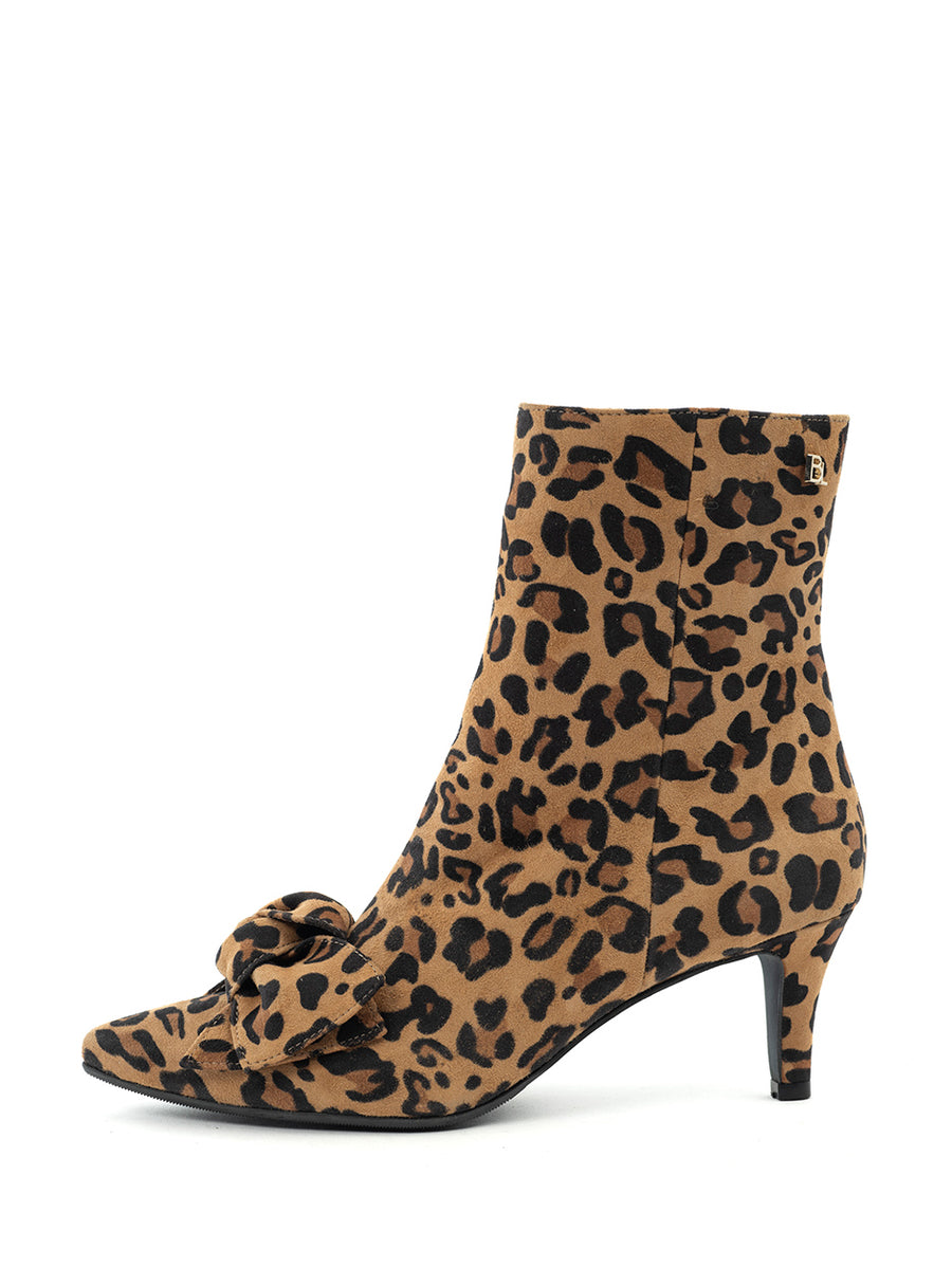 Trish | Enkellaars  Leopard