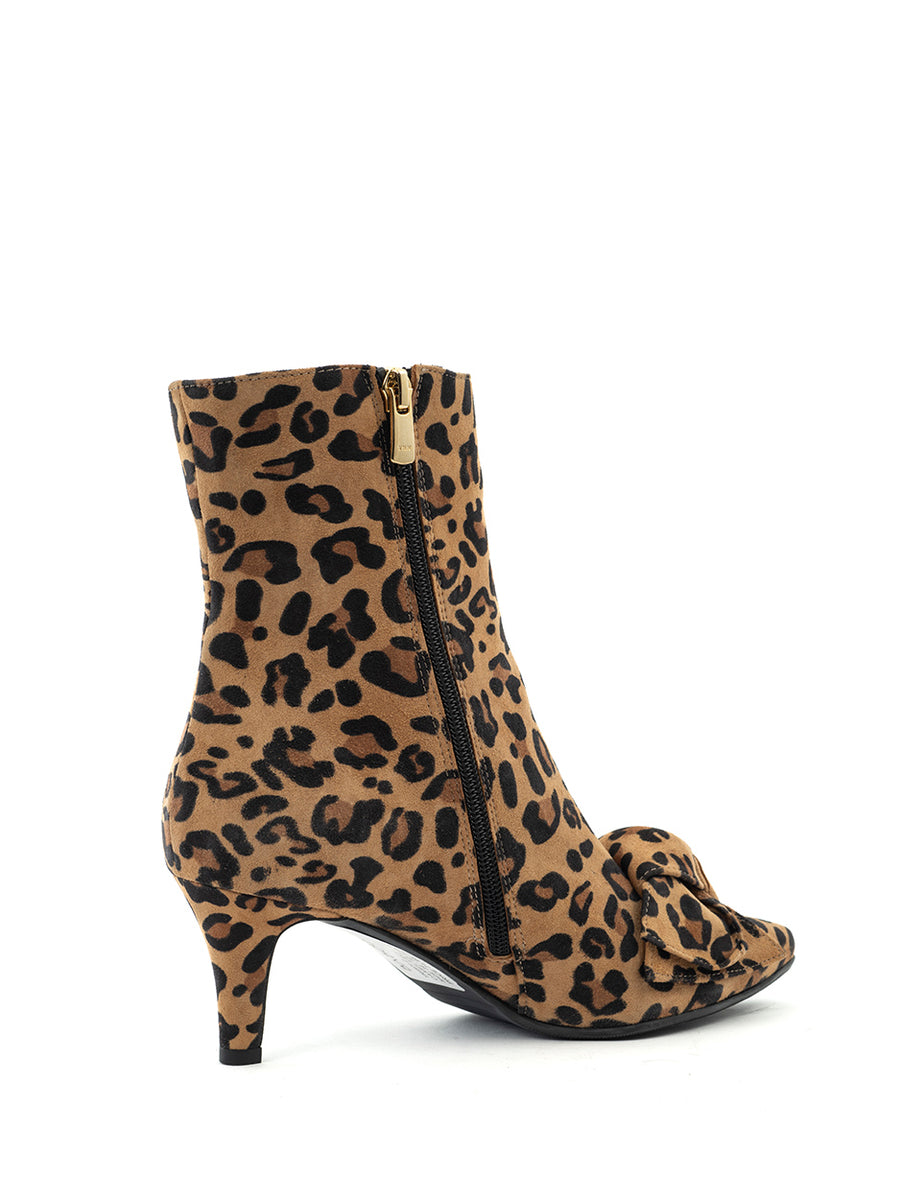 Trish | Enkellaars  Leopard