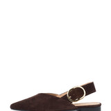 Yena | Slingback Donker Bruin