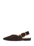 Yena | Slingback Donker Bruin