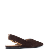 Yena | Slingback Donker Bruin