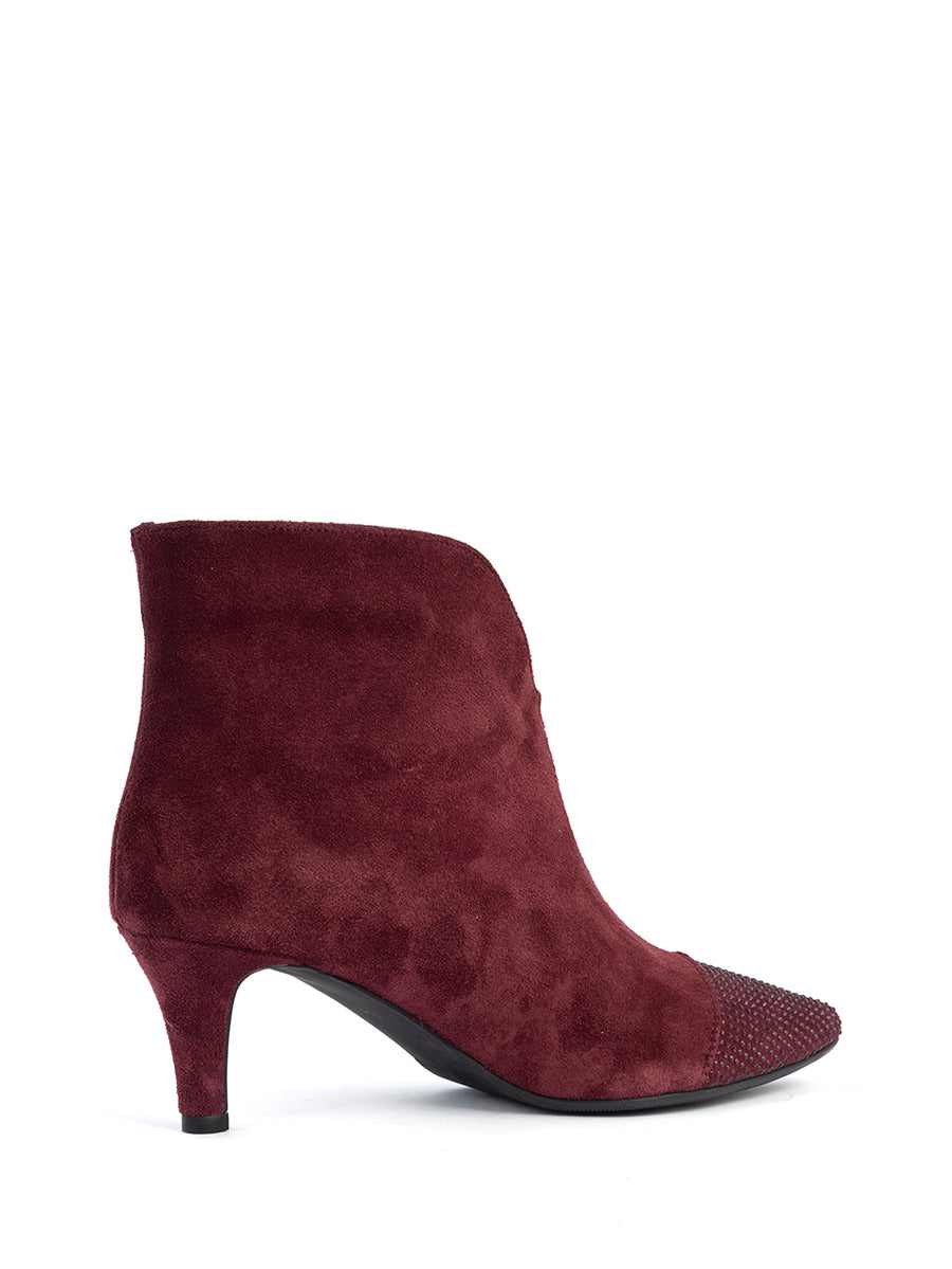 Zelia | Ankle boots Bordo
