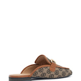 Nea | Mules Beige/Cognac