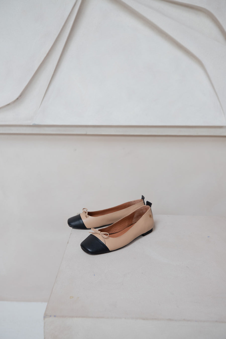 Candy | Ballerina Schwarz/Beige