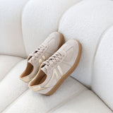 Liva | Sneaker Beige/Gold