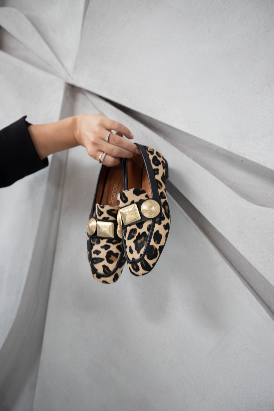 Lulu | Loafer Leopard/Schwarz