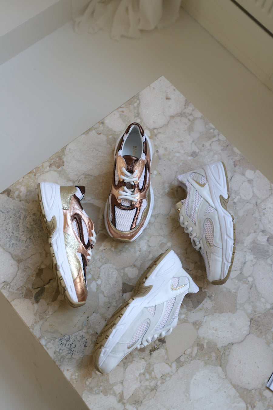 Novy | Sneaker Weiß/Gold