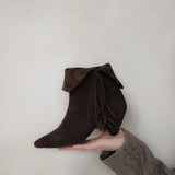 Eslie| Enkellaars Donker Bruin