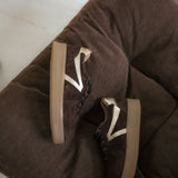 Liva | Sneaker Dark Brown/Gold