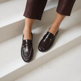 Noemi | Boat Shoe Dark Brown