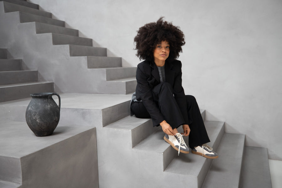Torra | Sneaker Grijs/Off White/Antraciet