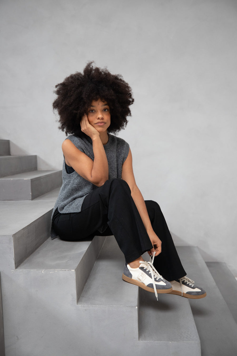 Torra | Sneaker Grijs/Off White/Antraciet