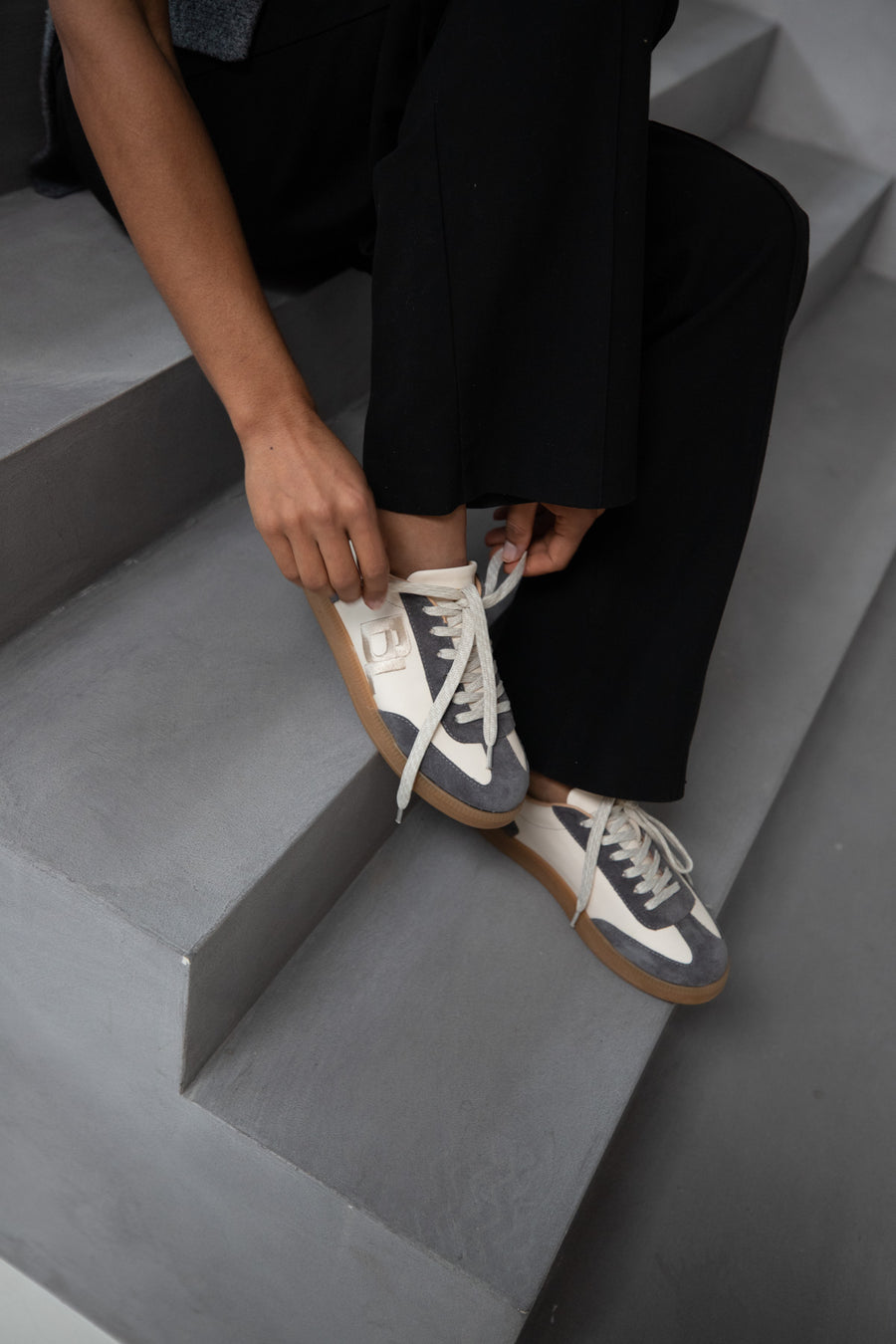 Torra | Sneaker Grijs/Off White/Antraciet