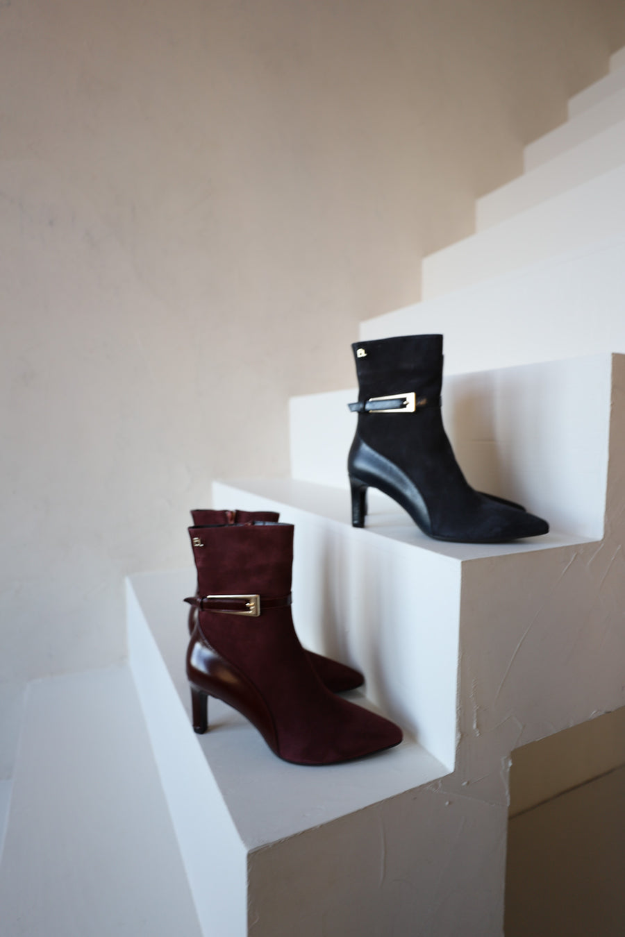 Trisa | Stiefeletten Bordo