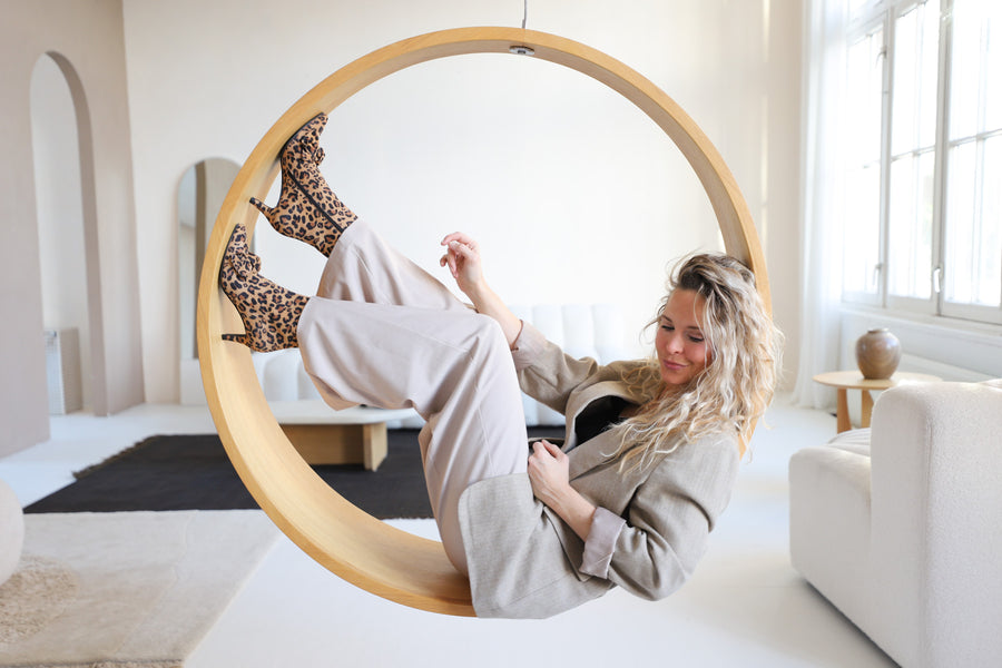 Trish | Ankle boots Camel Leopardo