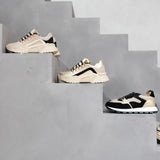 Livia | Sneaker Schwarz/Gold/Beige