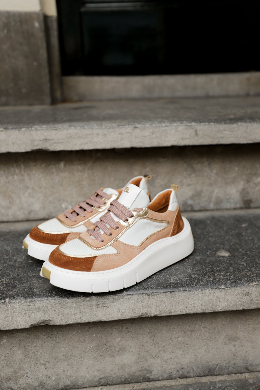 Amina | Sneaker Cognac