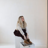 Almalfi | Pelzstiefel Beige