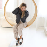 Ira | Sneaker Dunkelbraun/Silber