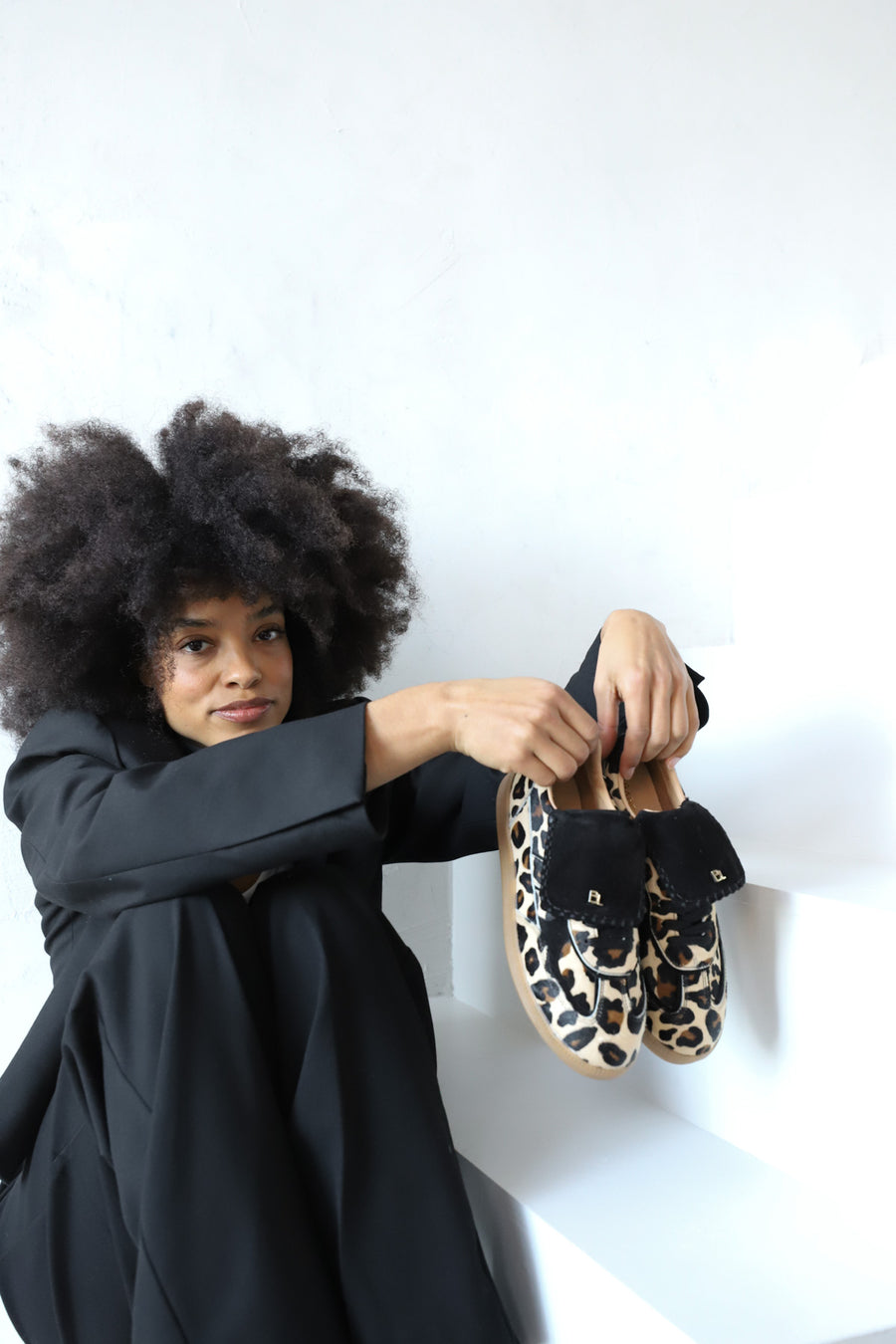 Ira | Sneaker Leopardo/Schwarz