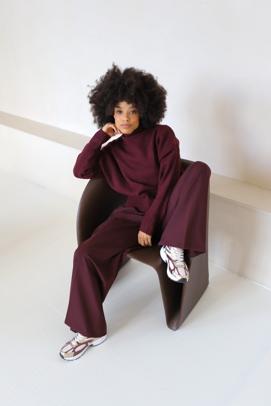 Novy | Sneaker Gold/Bordo