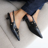 Elma | Slingback Zwart