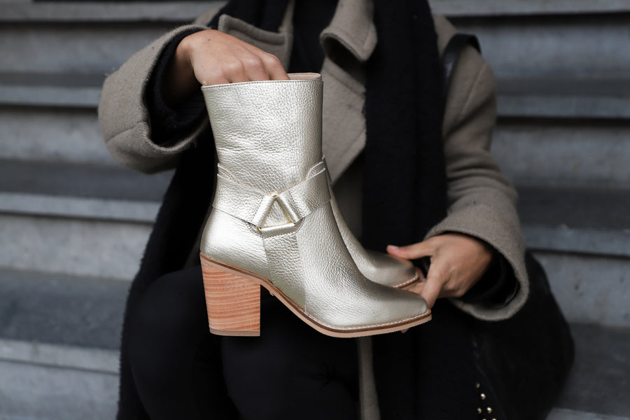 Mikki | Ankle boots Silver