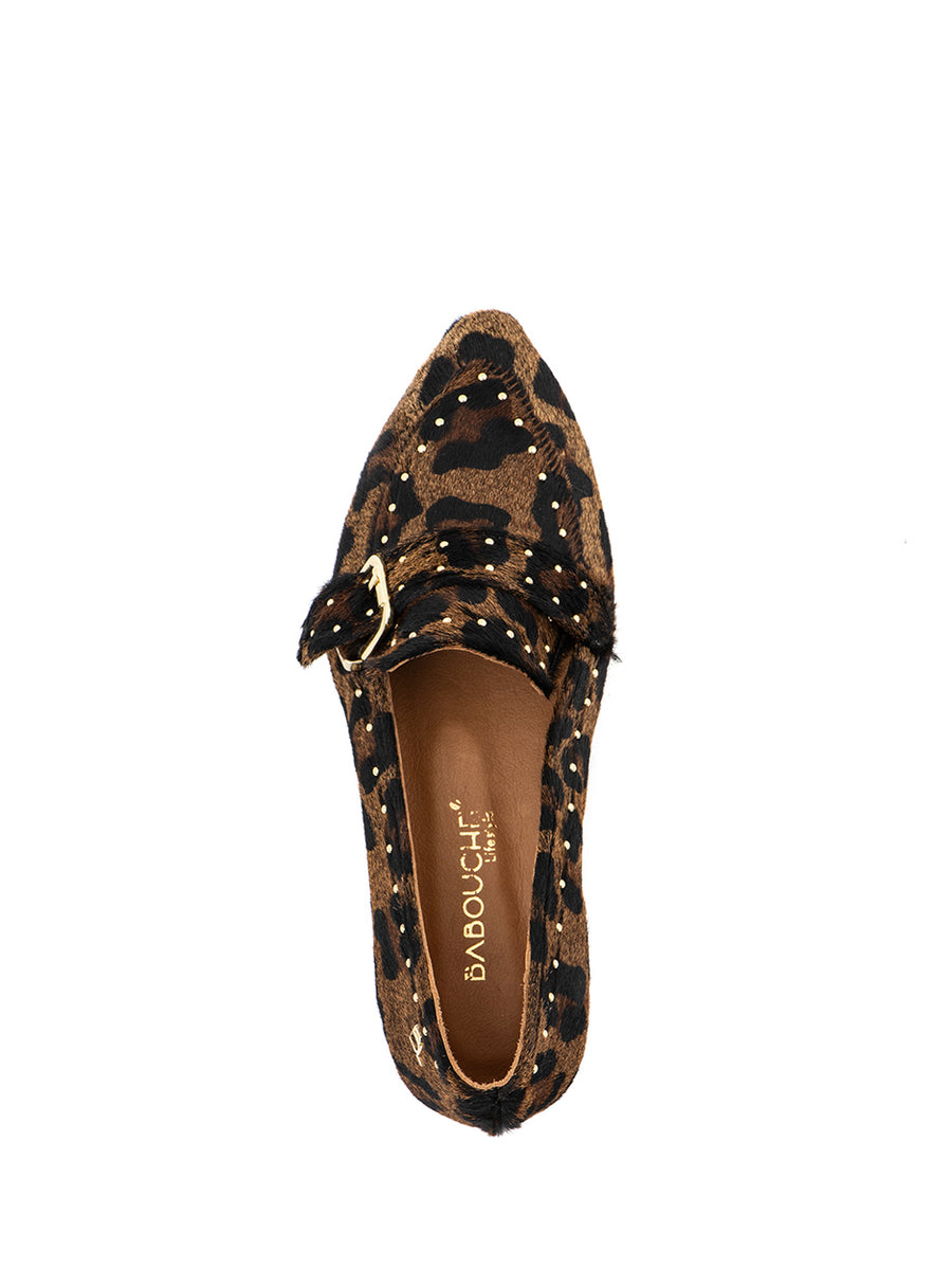 Luna | Loafer Leopard Dunkelbraun