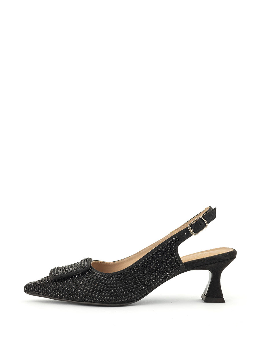 Freja | Slingback Schwarz