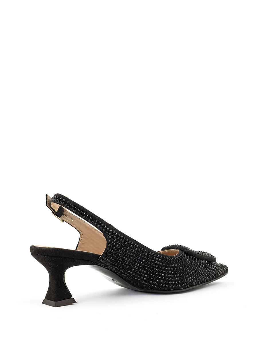 Freja | Slingback Schwarz