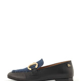 Jula | Loafer Zwart/Donker blauw Jeans