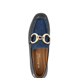 Jula | Loafer Zwart/Donker blauw Jeans