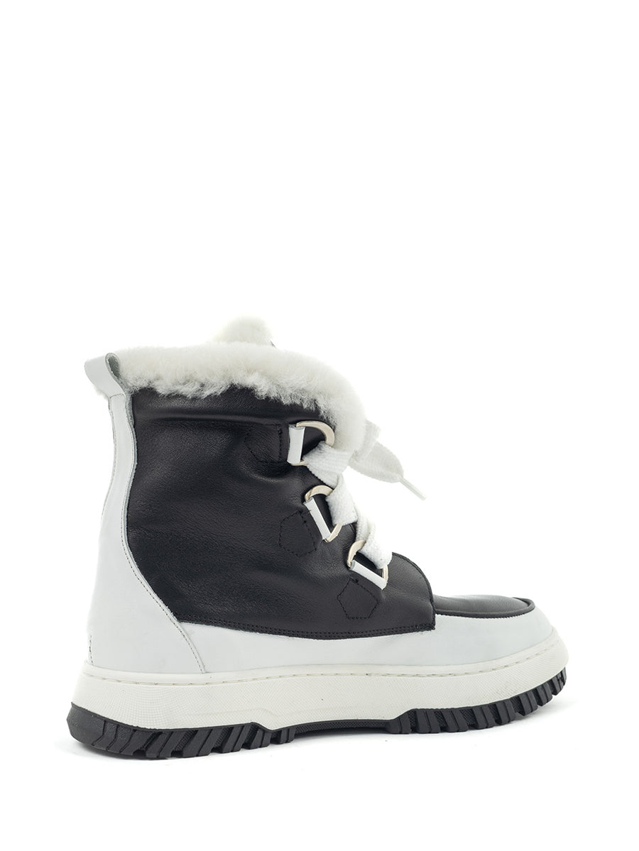 Jette | Fur Boots Black