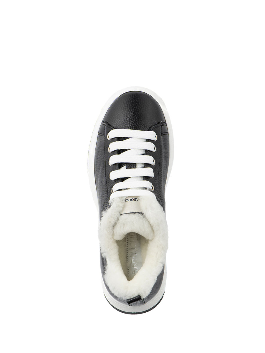 Macy | Fur Boots Black