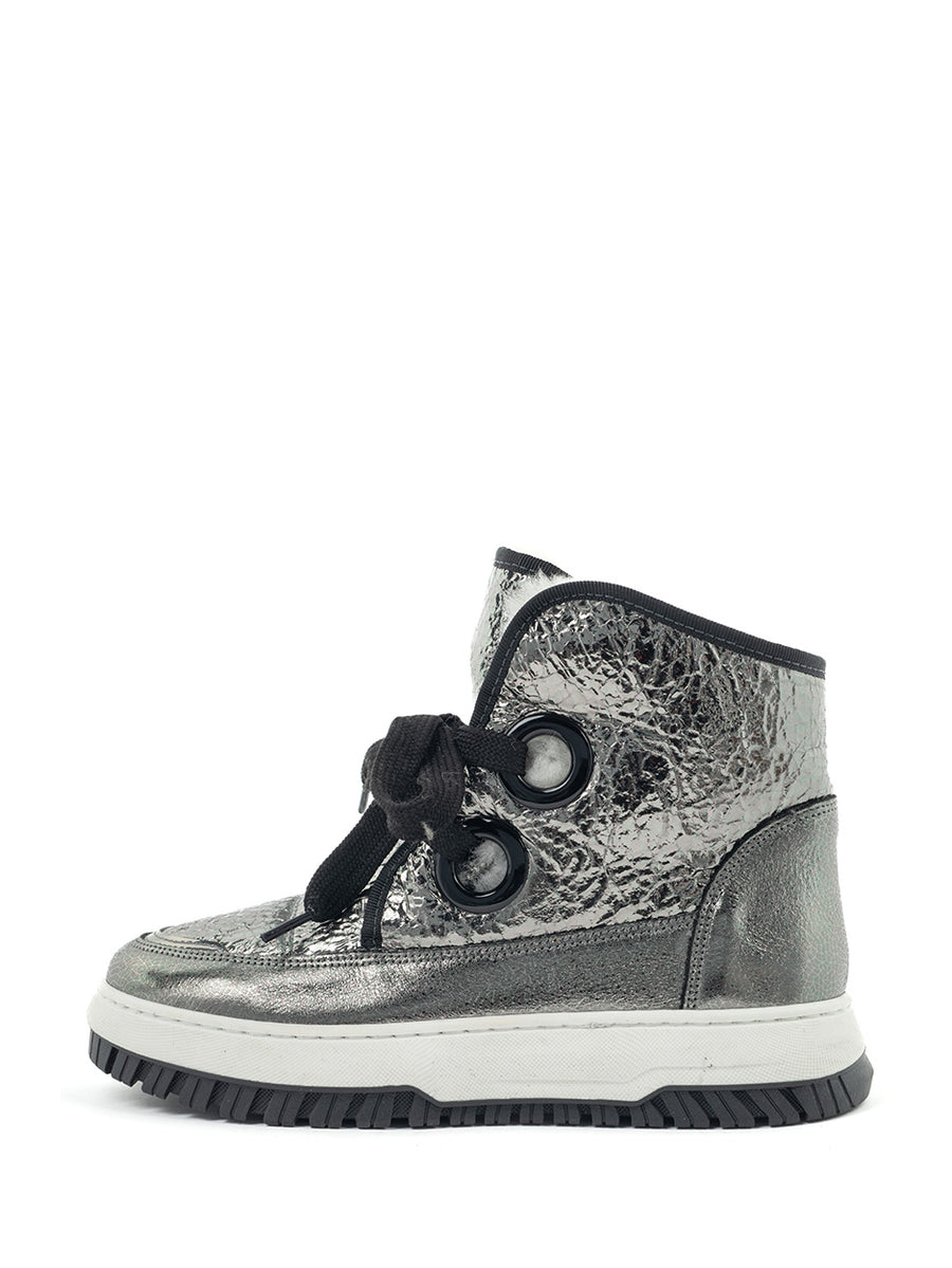 Kyra | Fur boots Anthracite