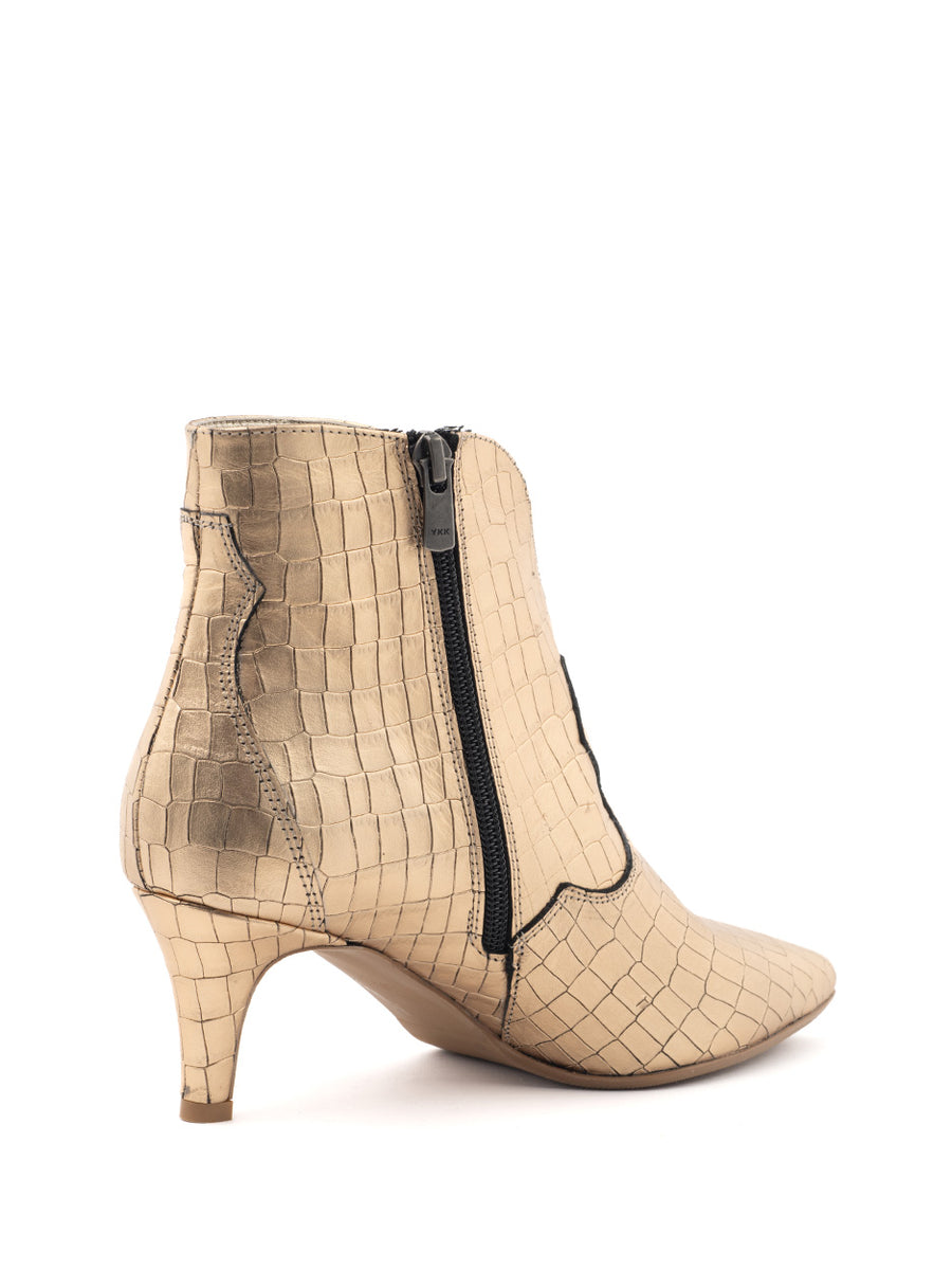 Evi | Ankle Boot Gold