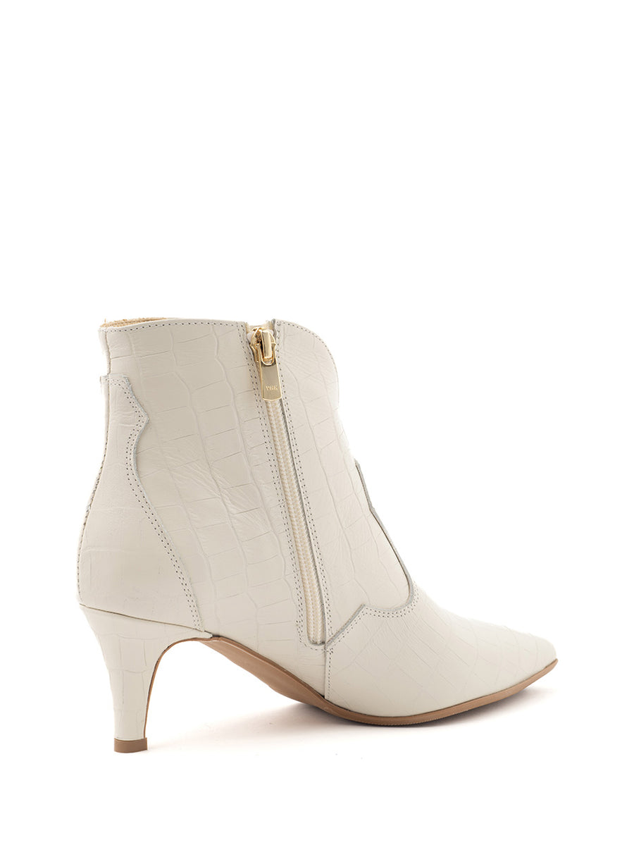 Evi | Ankle boot Off white