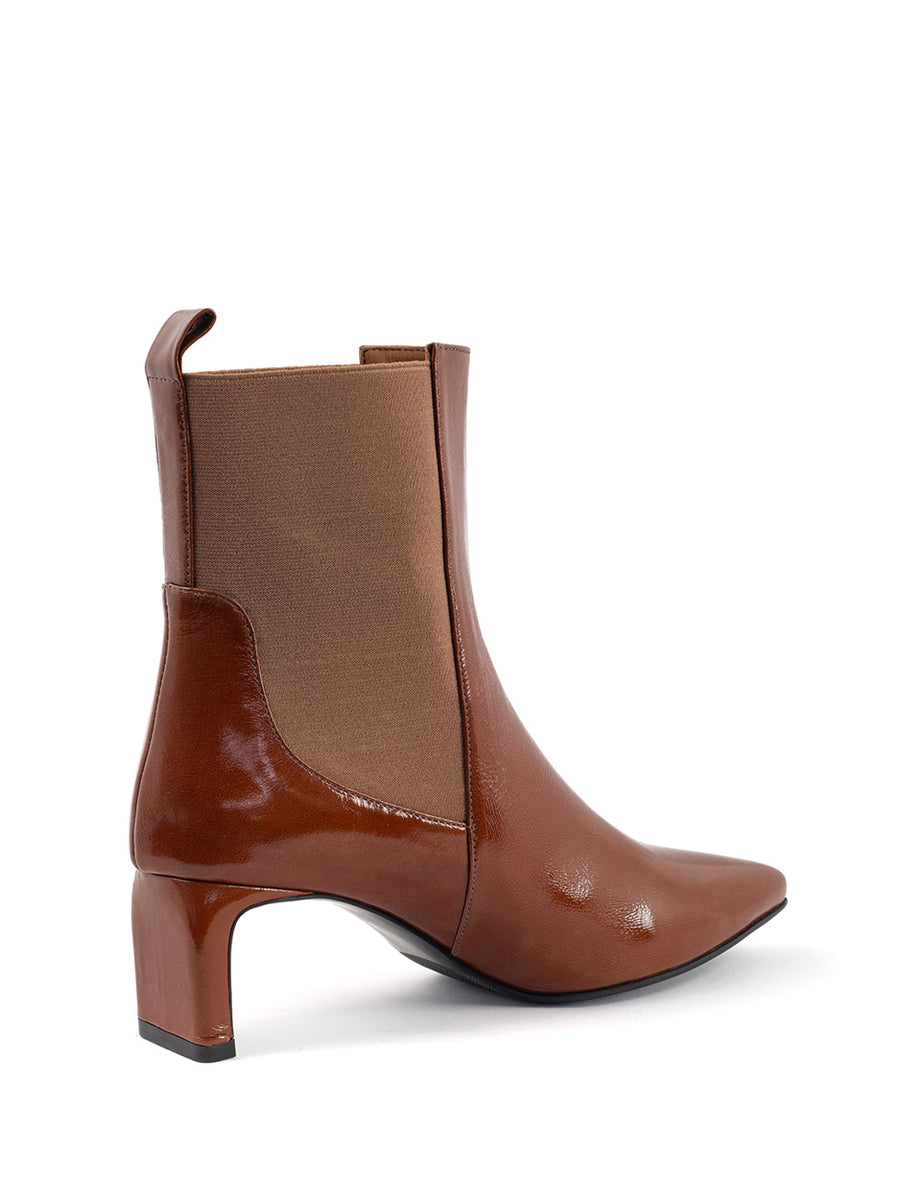 Lucie | Ankle boots Cognac
