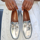 Alina | Loafer Silver