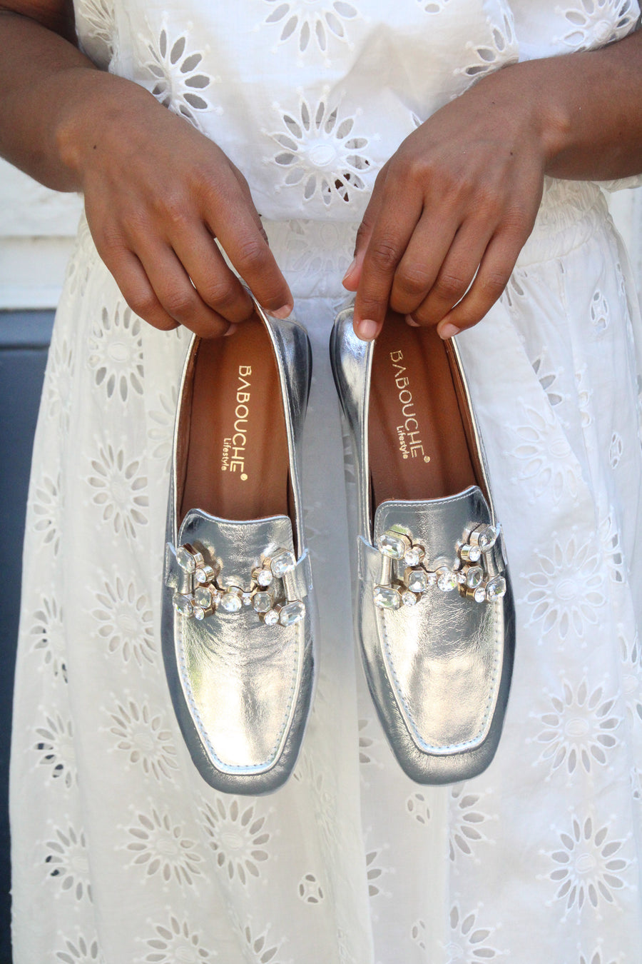 Alina | Loafer Silver