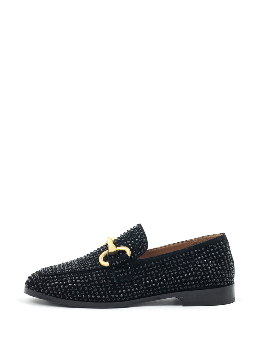 Esra | Loafer Black Kristall