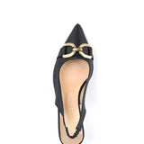 Elif | Slingback Zwart