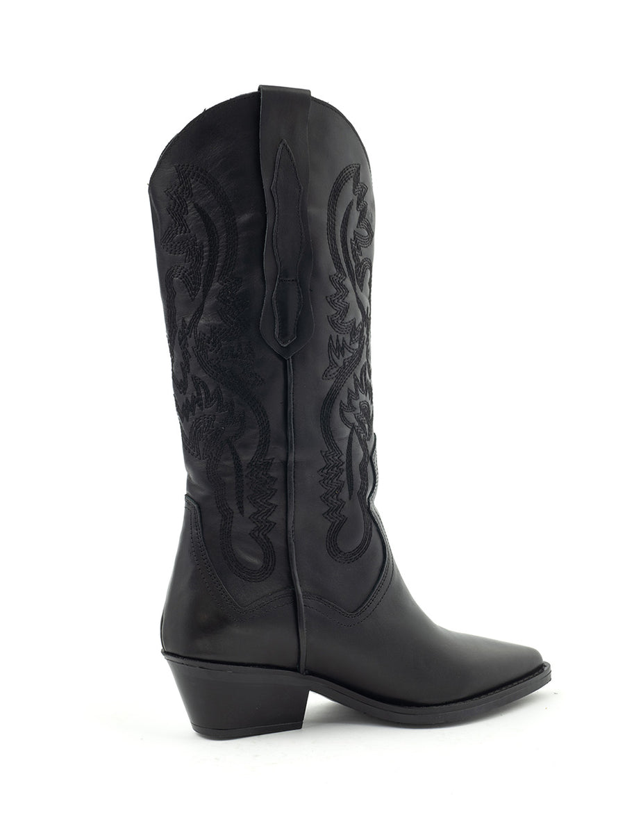 Jinte Western Schwarz – Babouche Lifestyle - Main Image